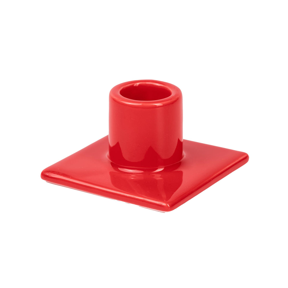 RED Taper candle holder