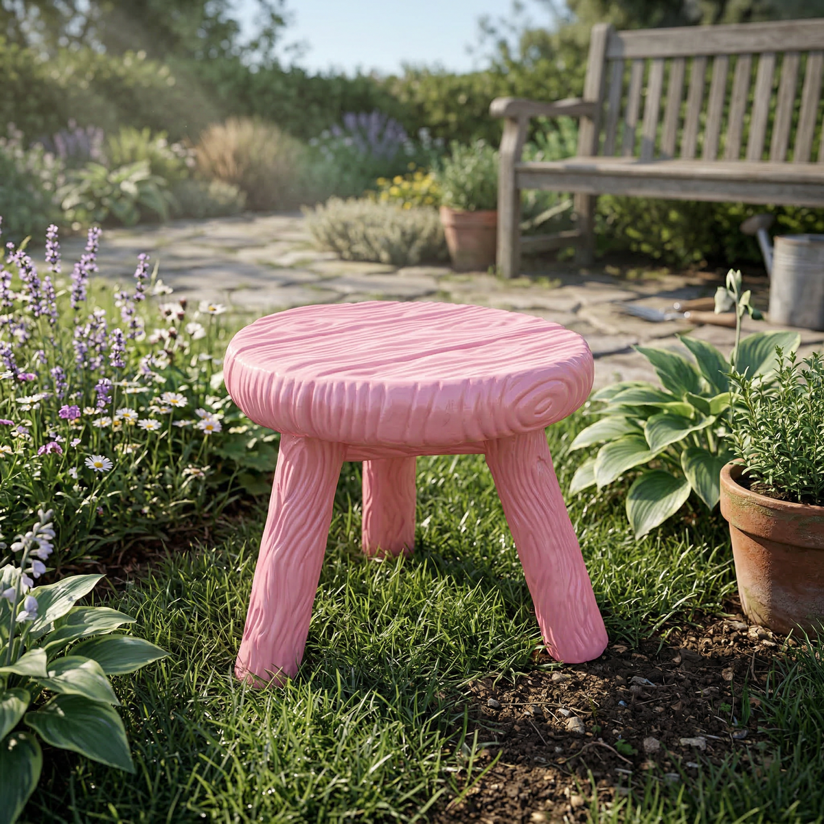 Milk Stool Pink