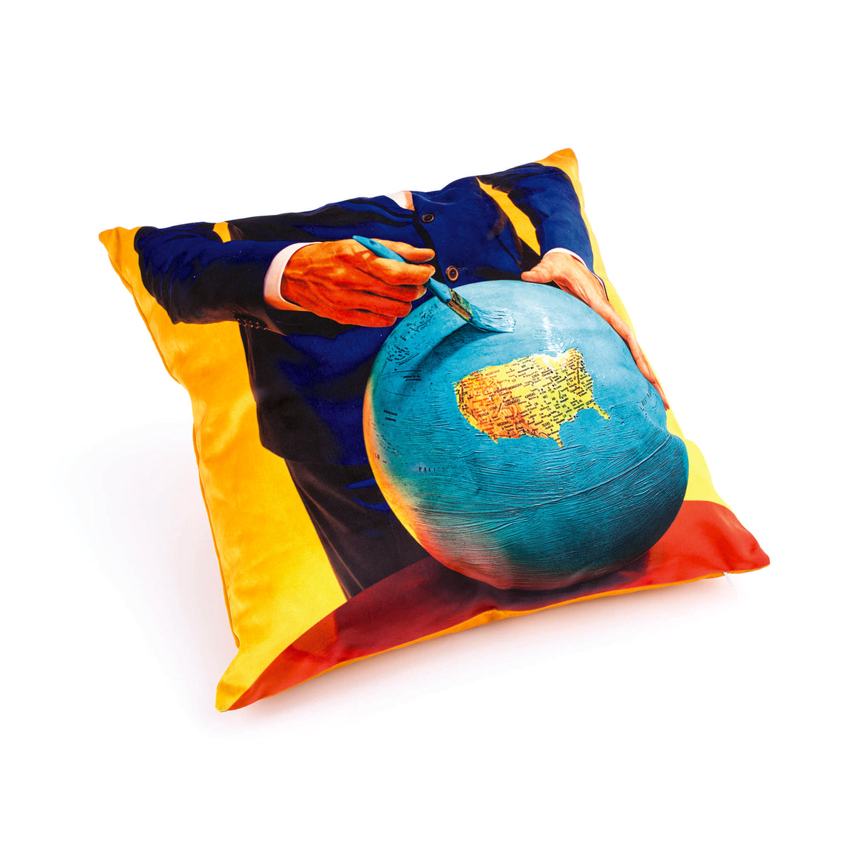 Cushion Globe With Plume Padding