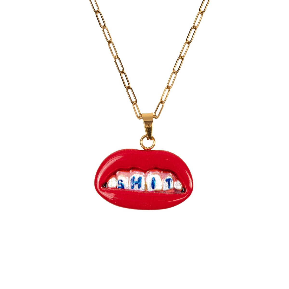 SHIT Necklace with pendant - Toiletpaper Jewels