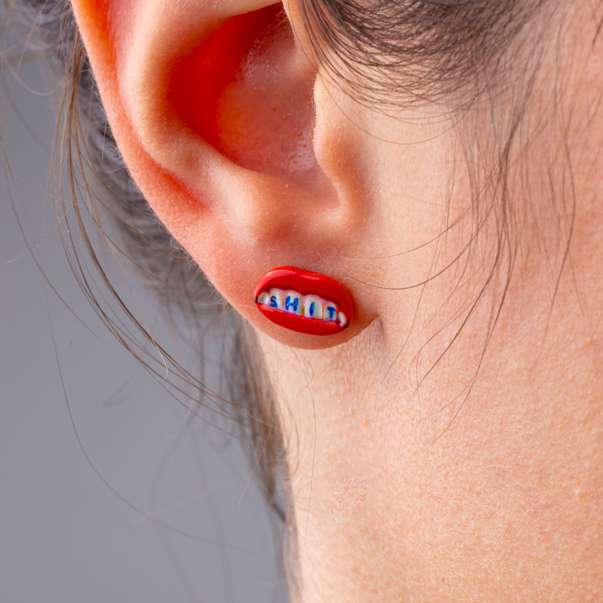SHIT stud earrings - Toiletpaper Jewels