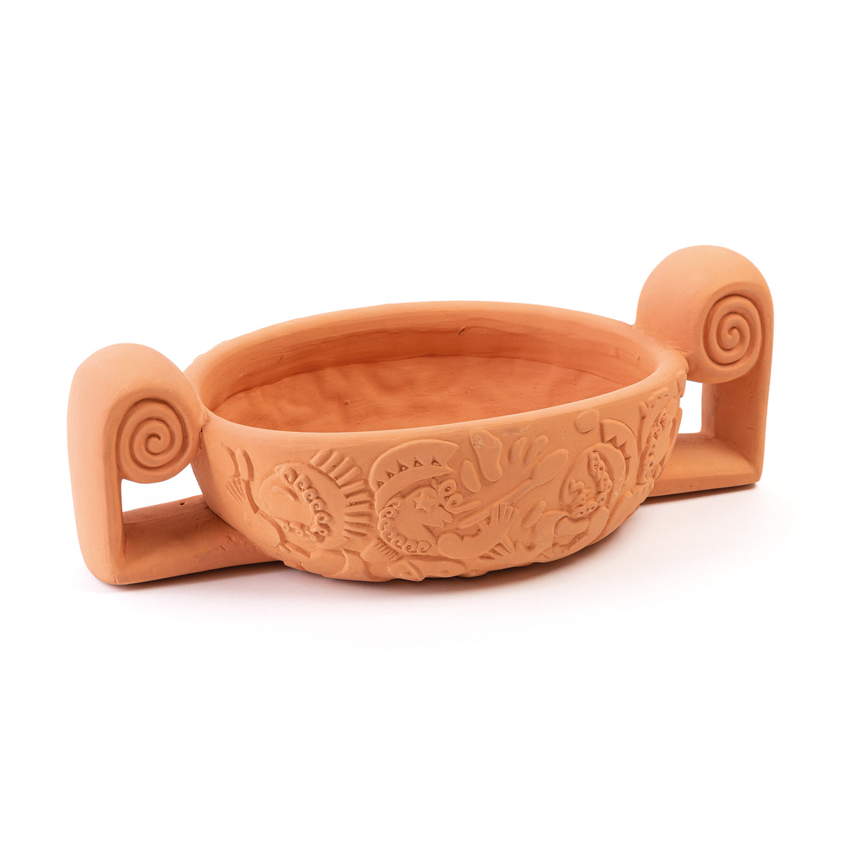 Magna Graecia Vaso Centrotavola in Terracotta