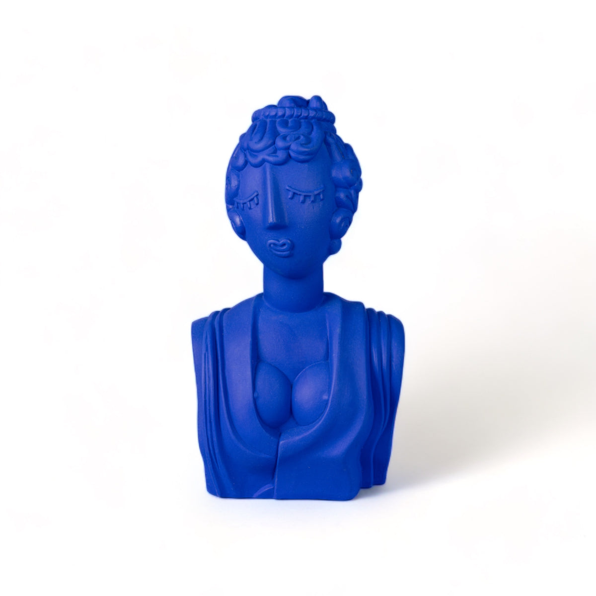 Terracotta Bust Poppea Blue
