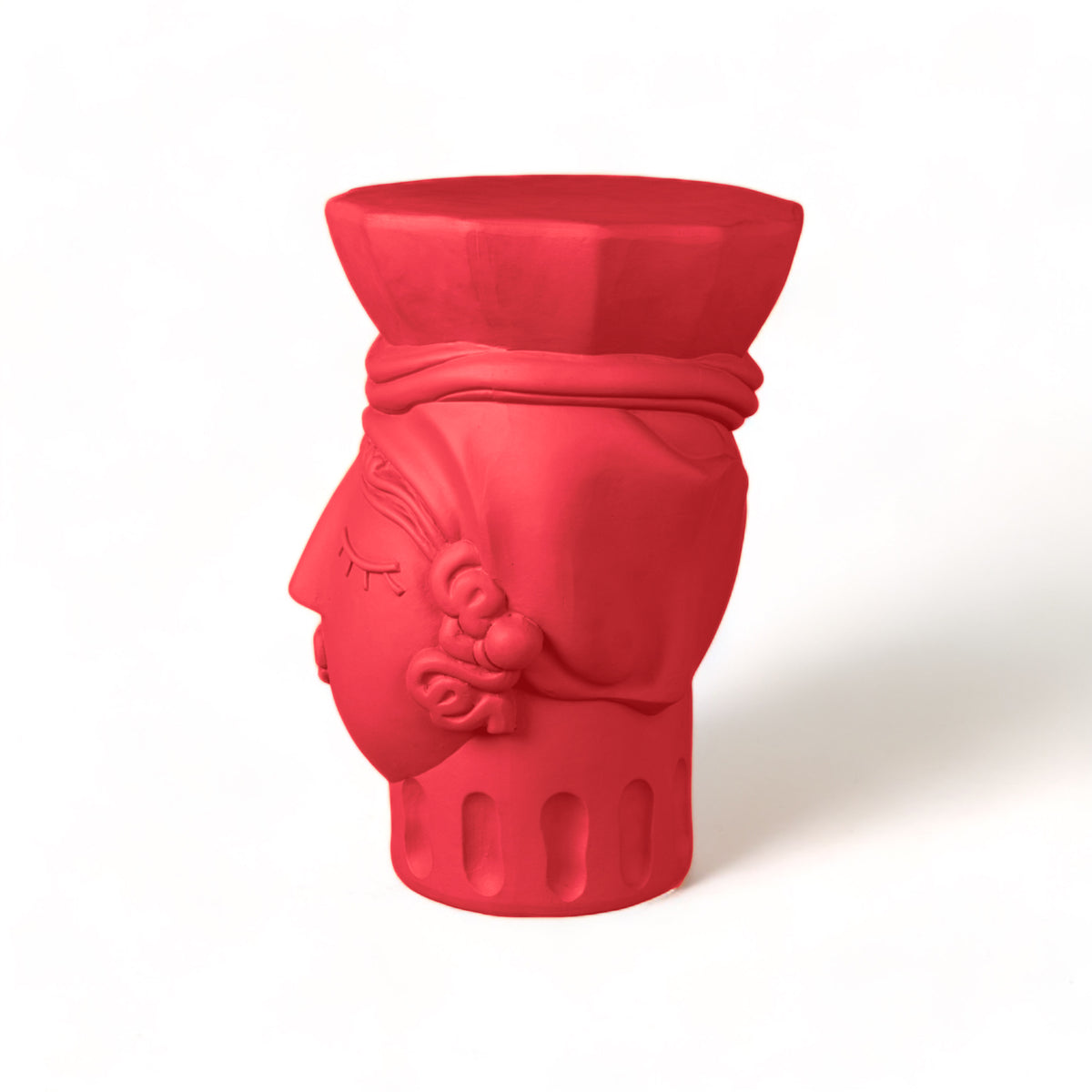 Magna Graecia Terracotta Stool Woman - BOUGAINVILLEA