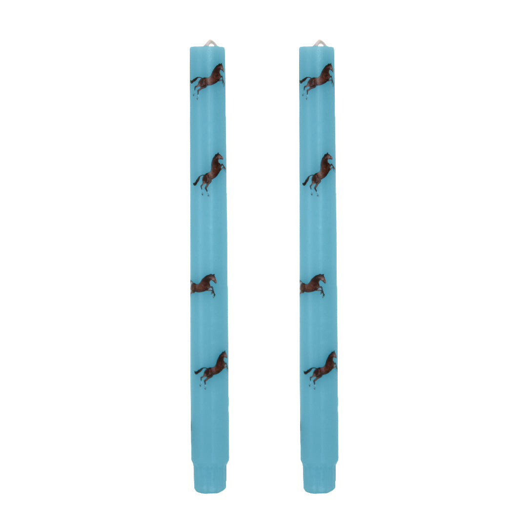 TOILETPAPER Set di 2 candele a stelo HORSE
