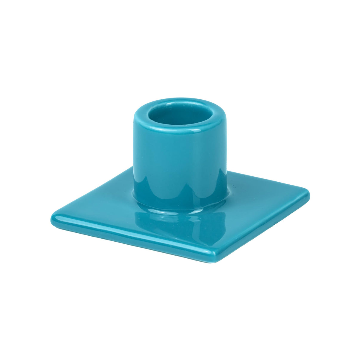 BLUE Taper candle holder