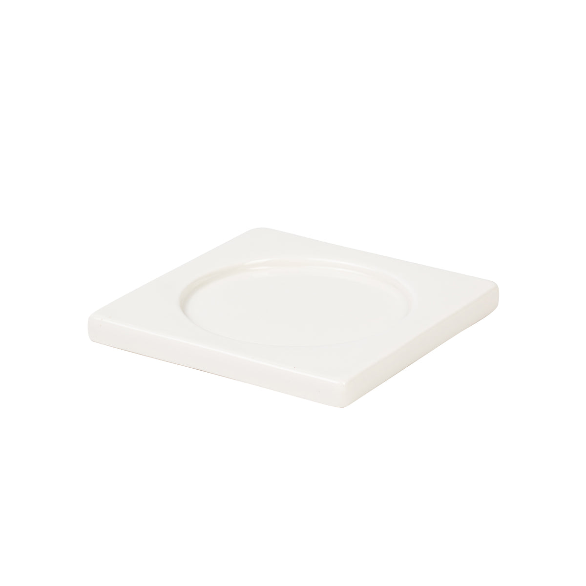 WHITE candle holder