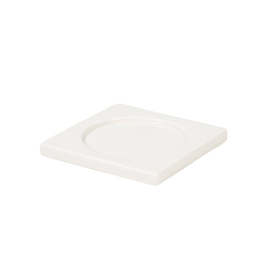 WHITE candle holder