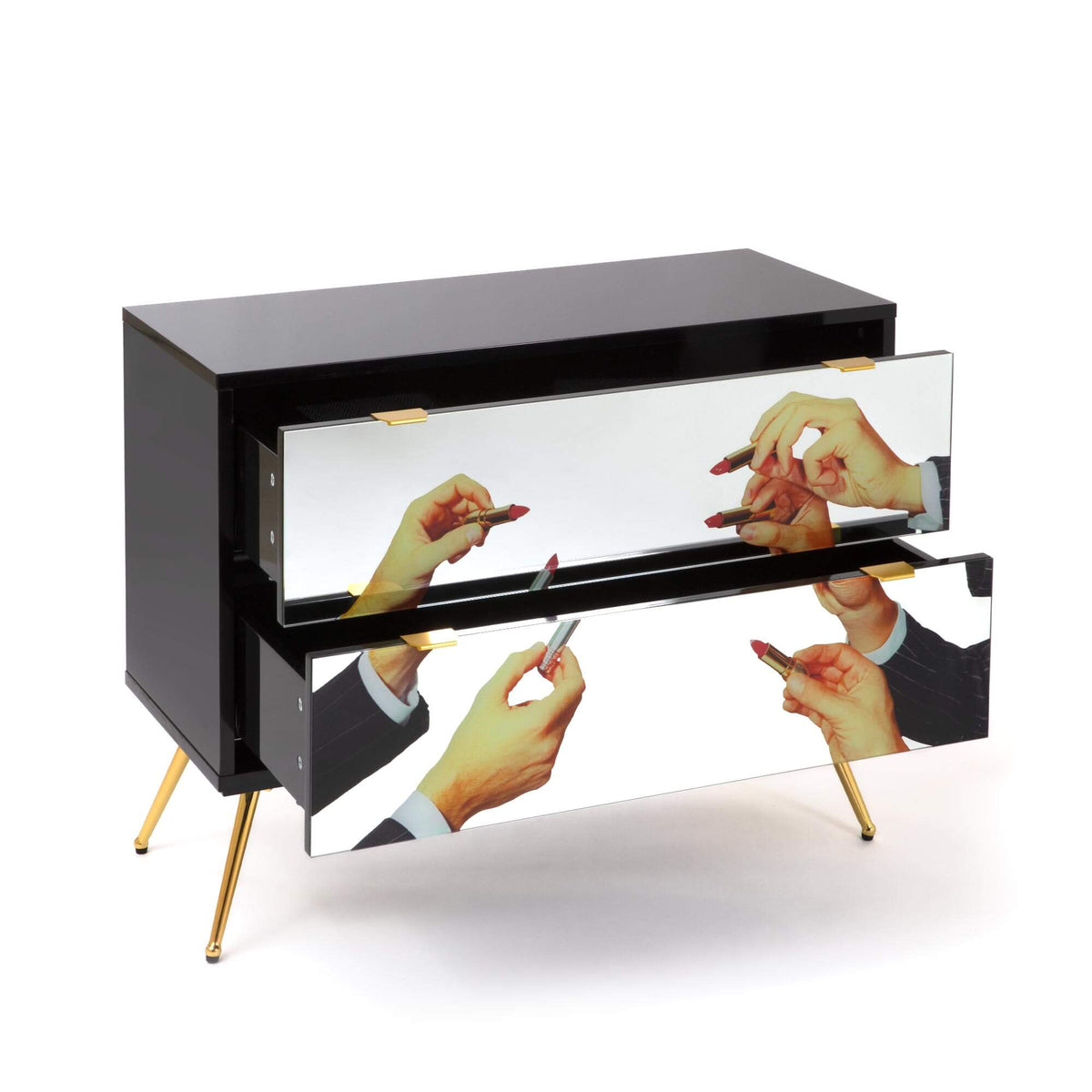Cassettiera a Due Cassetti Lipstick