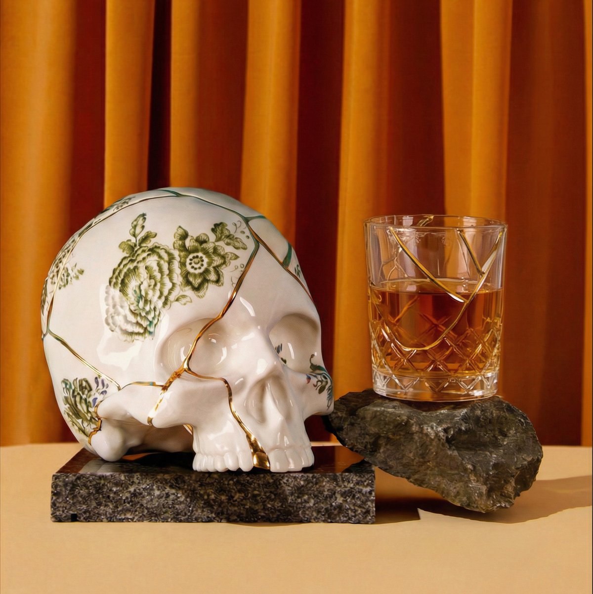 Skull Kintsugi