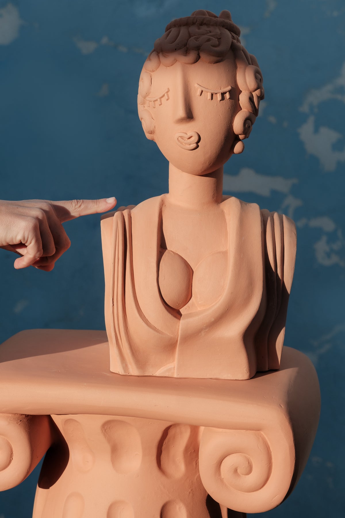Magna Graecia Terracotta Bust Poppea