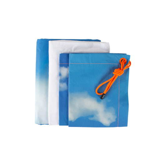 Summer bed sheet set - Cm 250x290 CIELO