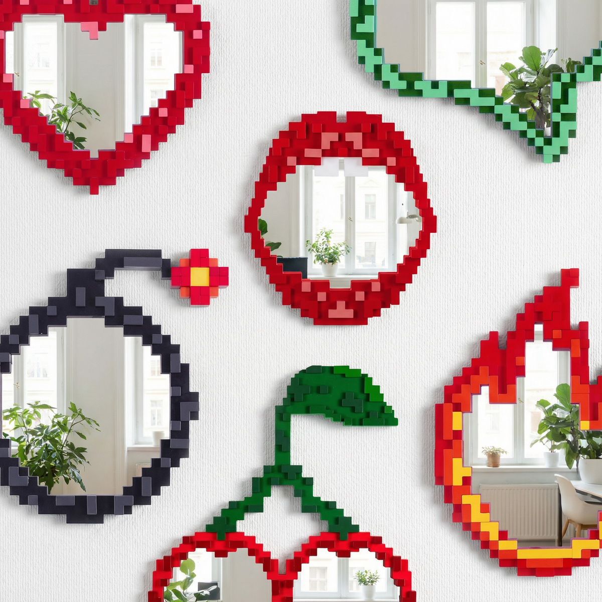 Pixel mirror - Cherries