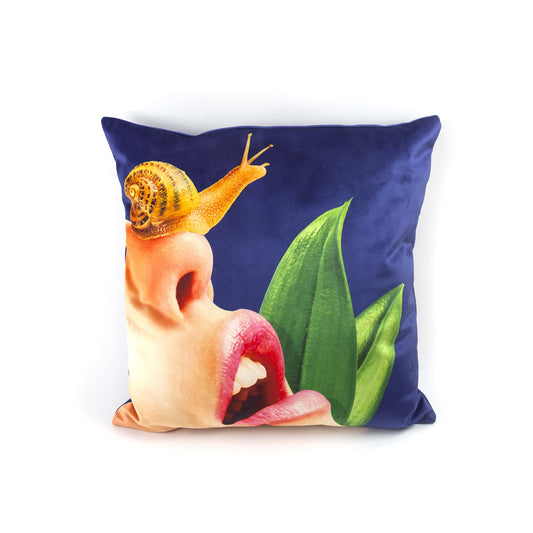 Cuscino Snail con imbottitura a piuma
