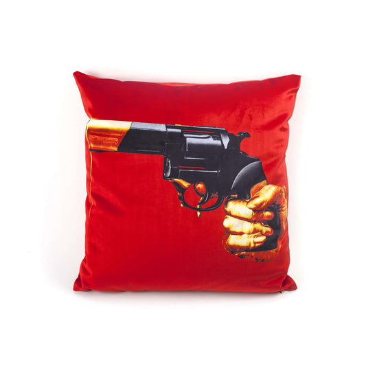Cuscino Revolver con imbottitura in piuma