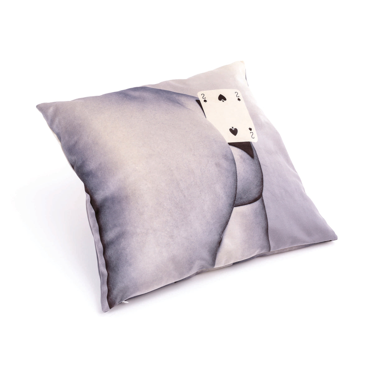 Cuscino Two of Spades con Imbottitura a Piuma