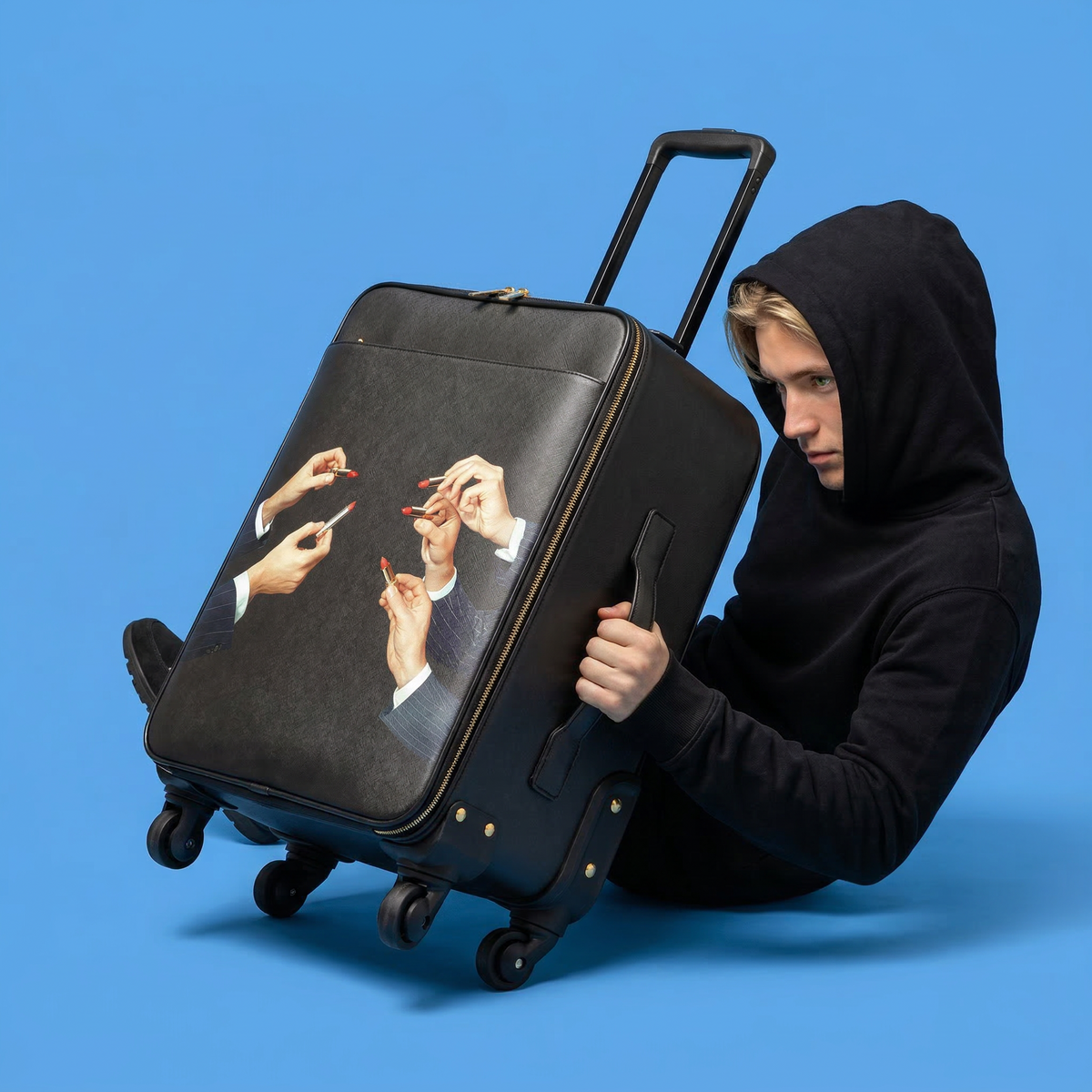 Travel Kit Trolley Lipstick Black